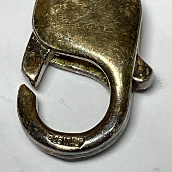 Heavy Sterling Silver Italian Bracelet with 2 Size Links. 7.75 inches long - Picture 4 of 5